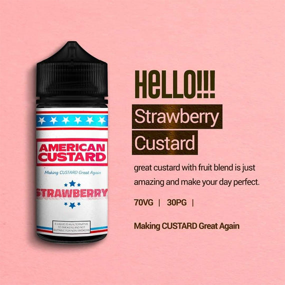Silos Juice - American Custard Strawberry 60ml