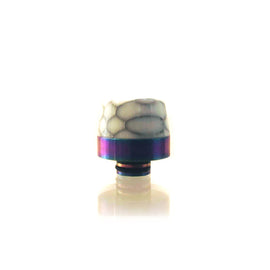 Drip Tip - 510 Resin & Rainbow Ring (DTE511)