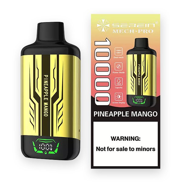 SEREIN MECH-PRO 10000, Pineapple Mango disposable vape, high-capacity disposable e-cig, 10000 puffs device, dual-mesh coil disposable, adult disposable vape, premium flavored vape, long-lasting disposable e-cig, backup disposable vape, travel-friendly disposable vape, adult use e-cig, pineapple flavor disposable, mango flavor disposable, tropical fruit disposable vape, 50mg/ml nicotine disposable, rechargeable battery disposable, high-puff disposable, LED indicator disposable, sleek design disposable, mesh coil technology disposable, lightweight vape device, sealed disposable device, genuine disposable vape, secure checkout vape, fast delivery disposable, smooth tropical hits disposable, adult vaping device, convenient disposable e-cig, pocket-sized disposable vape, high-volume vaping solution, fruit flavor e-cig, value adult disposable vape pack, replacement disposable vape supply, single-device disposable pack, moderate capacity disposable e-cig, sleek tropical blend disposable, on-the-go fruit vape, travel-friendly disposable device, crisp pineapple mango hits, adult travel disposable e-cig, reliable disposable fruity vape, high-performance disposable device, mesh coil high-puff disposable, for adult vapers only disposable, fruit blend disposable e-cig, premium tropical disposable vape, wallet-friendly disposable tropical, adult tropical flavored e-cig, travel tropical backup device, event use disposable tropical, high-puff fruit disposable, compact fruit disposable pack, consistent flavor disposable, ready-to-vape adult disposable, sealed packaging disposable, verified distributor vape, secure e-commerce vape, long-lasting performance devices, smooth hits disposable, disposable vape for social gatherings, hobby adult disposable, stylish disposable vape device, engineered dual-mesh coil vape, enhanced flavour profile disposable, adult vape solution device, durable disposable e-cig, battery indicator disposable, bold flavour disposable vape, tropical forward disposable e-cig, travel ready disposable vape, ergonomic design disposable, high capacity tropical disposable, seamless vape experience disposable, dual-mode power disposable, vibrant tropical blend disposable, adults only fruit vape, premium design disposable tropical, compact tropical device, flavour-rich disposable vape, high-capacity tropical e-cig, mesh coil technology e-cig, upgraded disposable vape, adults premium disposable vape, tropical inspired disposable e-cig, disposable tropical flavour option, sleek tropical disposable design, long-lasting battery disposable, advanced disposable vape technology, adult vape convenience pack, premium fruit disposable device, fruit blend high-puff disposable, compact high-capacity disposable, smooth draw tropical disposable, high-puff count fruit disposable, reliable adult disposable e-cig, modern disposable vape design, fruit flavour backup disposable, stylish tropical disposable device, mesh coil durable disposable, adult choice disposable vape, long-lasting flavour disposable, consistent tropical hits disposable, travel tropical vape solution, on-the-go tropical disposable e-cig, adult disposable fruity vaping device, quality assured disposable vape, premium tropical e-cig disposable, high-capacity tropical vaping device, feature-rich disposable vape, value adult fruit disposable, durable disposable vape technology, fruit-forward premium disposable, convenience adult disposable e-cig, best value tropical disposable, advanced disposable vape design, seamless tropical vape experience, adult friendly tropical disposable, high-puff fruit draw disposable, long-lasting tropical performance disposable, ready to use tropical disposable device, smooth sweet flavor disposable, pocket-friendly fruit disposable, portable sweet fruit disposable e-cig, convenient adult tropical disposable,