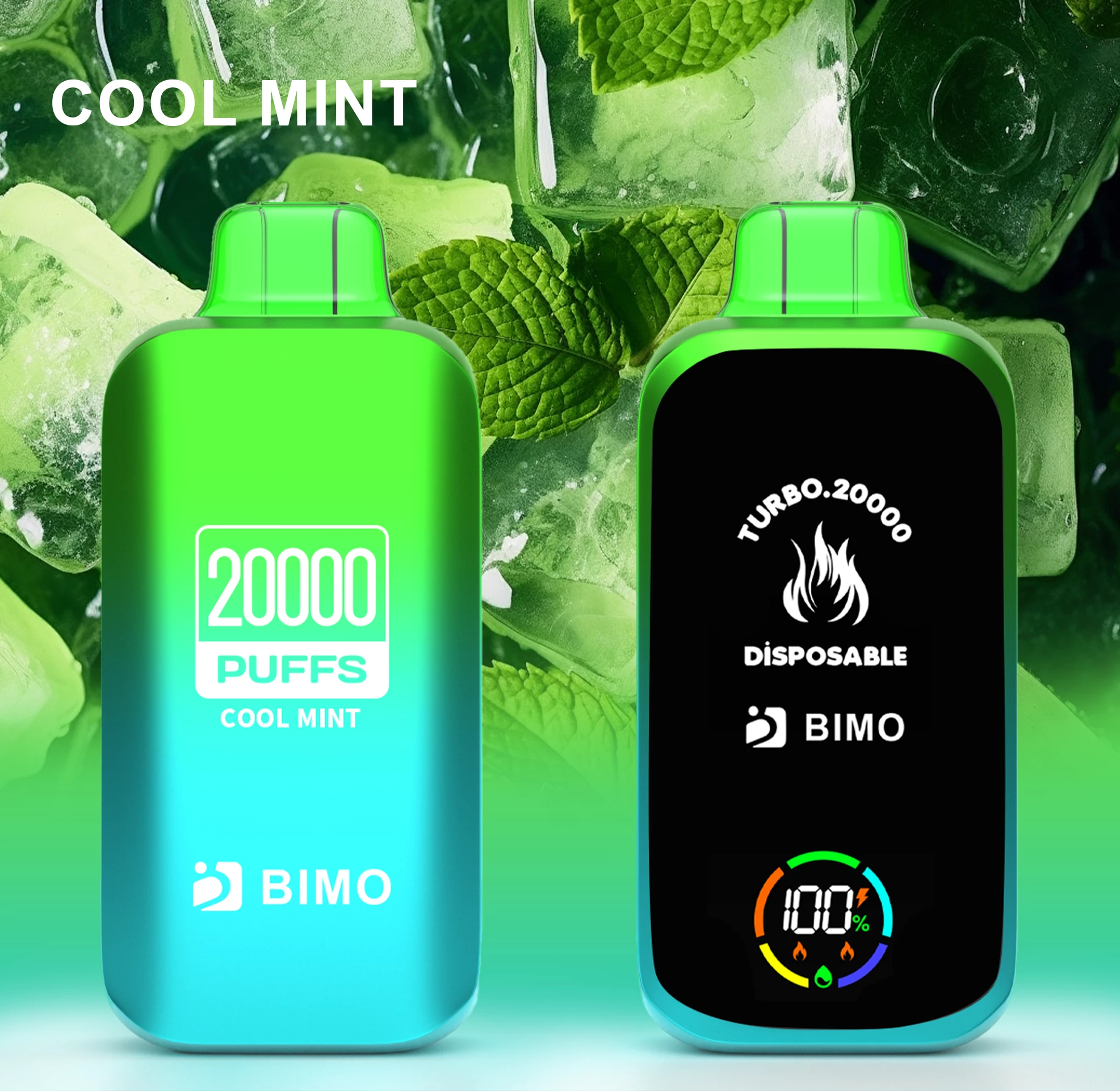 **BIMO TURBO 20000 PUFFS COOL MINT** The **BIMO TURBO 20000 PUFFS COOL MINT** delivers a crisp mint‑flavored vape with full performance in a high‑capacity disposable designed for adults. It offers up to 20,000 puffs, rechargeable convenience, and premium build quality. **Features** * Up to 20,000 puffs per device * Pre‑filled ~18 ml e‑liquid reservoir for extended use * Rechargeable USB‑C battery for fast and practical performance * Dual mesh coil technology for smooth vapor and strong flavor * Smart 3‑inch OLED screen displaying battery, puff count and e‑liquid status * Flavor: Cool Mint – clean, crisp mint with a refreshing exhale **Why You Will Like It** You’ll enjoy a steady and smooth minty taste from start to finish. This **long‑lasting disposable e‑cig** is ideal for adults who want a reliable, hassle‑free device with premium flavor and endurance. **Flavours** * **Cool Mint** – Clean mint flavor with a cool menthol finish **How to Use** 1. Remove the device from its packaging 2. Charge via USB‑C if the battery is low 3. Inhale through the mouthpiece to activate 4. Continue vaping until the device is depleted 5. Dispose responsibly **Who It Fits** * Adults seeking a **long‑lasting disposable vape** * Fans of mint and menthol flavor profiles * Suitable for travel, social settings or as a reliable backup device **Shipping and Delivery** Fast, secure shipping. Devices arrive ready to use with flavor and performance maintained. **Recommended Use/Occasions** Perfect for work breaks, outdoor outings, travel or anytime you want a clean, refreshing vape without setup or maintenance. **Age Verification & Purchase Compliance** In alignment with legal standards, our platform enforces a strict 21+ age requirement for all purchases. To uphold responsible sales practices and safeguard minors, we may request age verification documentation at any stage of the ordering process to confirm the purchaser meets the minimum age threshold. This measure ensures compliance with regulations and prioritizes the well‑being of younger individuals. **Meta Description** Shop BIMO TURBO 20000 PUFFS COOL MINT for clean crisp mint flavor, up to 20,000‑puff disposable vape with premium long‑lasting performance. **Image SEO Keywords and Alt Text Phrases** BIMO Turbo 20000 Puffs Cool Mint, BIMO disposable vape Cool Mint, adult disposable e‑cig Cool Mint, long‑lasting disposable vape 20000 puffs, premium flavored vape Cool Mint, rechargeable disposable vape Cool Mint, Cool Mint flavor disposable vape, crisp mint disposable e‑cig, menthol finish disposable vape, high puff count disposable e‑cig Cool Mint, travel‑friendly disposable vape Cool Mint, convenient adult disposable vape Cool Mint, adult portable disposable vape Cool Mint, rechargeable mint flavor disposable vape, smooth menthol disposable e‑cig Cool Mint, backup disposable vape Cool Mint, adult premium disposable vape Cool Mint, long‑duration disposable vape Cool Mint, no‑maintenance disposable vape Cool Mint, easy‑to‑use adult disposable vape Cool Mint, compact rechargeable disposable e‑cig Cool Mint, flavorful mint disposable vape Cool Mint, clean taste disposable e‑cig, portable high‑capacity disposable vape mint, smooth draw disposable vape Cool Mint, premium adult disposable vape Cool Mint, portable long‑lasting mint disposable e‑cig, high‑capacity disposable vape Cool Mint, rechargeable long‑use disposable e‑cig Cool Mint, adult candy‑flavored disposable e‑cig Cool Mint, compact travel disposable vape mint, premium mint disposable e‑cig, smooth and clean disposable vape Cool Mint, endless puff disposable vape Cool Mint, flavor‑rich mint disposable e‑cig.